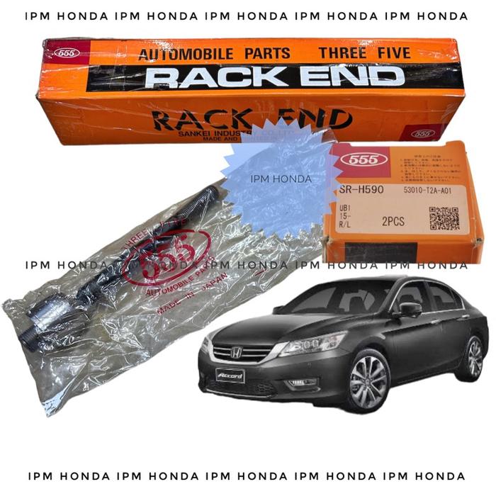 53010 T2A 555 Japan SR H590 Rack End Long Tie Rod Honda Accord CR2