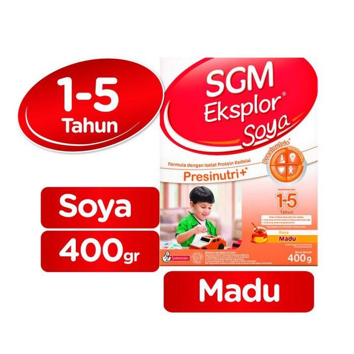 SGM Eksplor Soya Presinutri 1-5 Tahun Madu 400 Gr Box