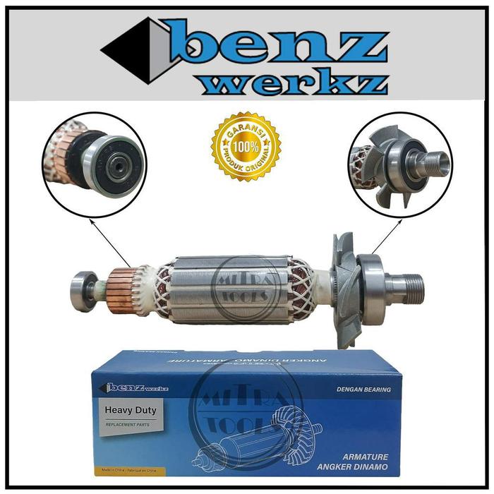 BENZ Armature Angker Dinamo Mesin Trimmer MT370 MT371 Armature Mesin