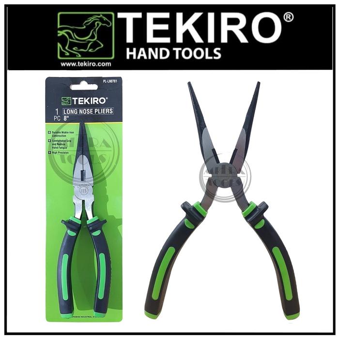 TEKIRO Tang Lancip 8 Inch Long Nose Pliers Hand Tools Japan Quality