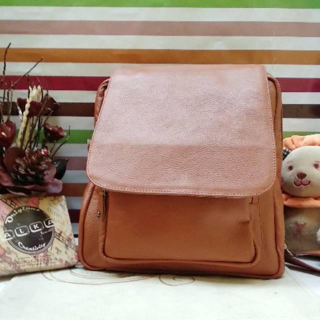 Tas Kulit Wanita Garutan Tas Ransel Backpack