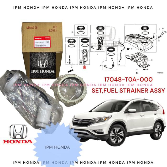 17048 T0A 000 SET FUEL STRAINER Filter Saringan Bensin Honda CRV GEN 4