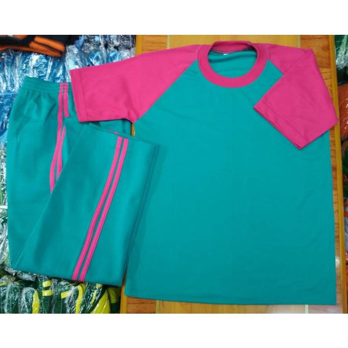 Stelan Kaos/ Training Olahraga Anak TK/PAUD Bahan PE (Baju) - Kaos