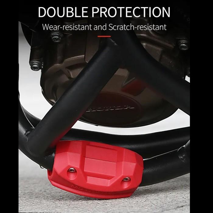 MOTOWOLF Karet Pelindung Engine Guard Crash Bar Slider Motor Warna