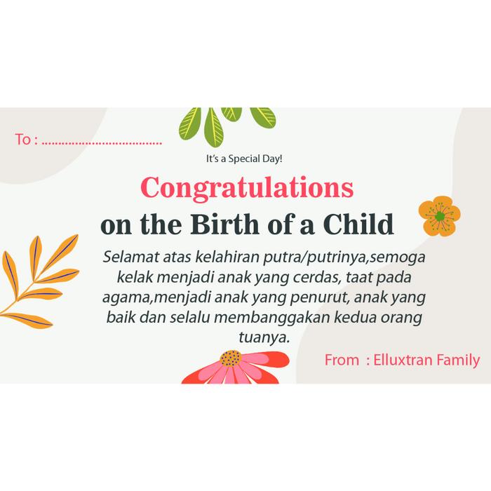 //BEST\\ Ucapan terima kasih selamat nikah, tasyakur khitan, kelahiran