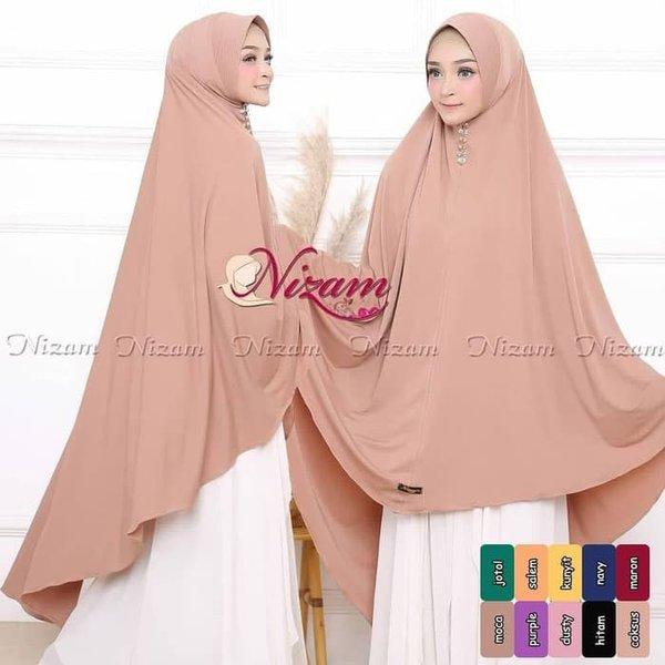 Jilbab Syari Jumbo Nizam Bergo Jumbo Hijab Jersy Jumbo Terbaru murah