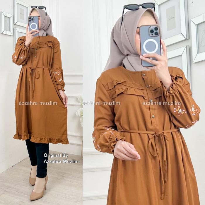 \\TERLARIS// Queen Tunik 10 - Tunik Wanita Shakila Bordir Ld 110 Busui
