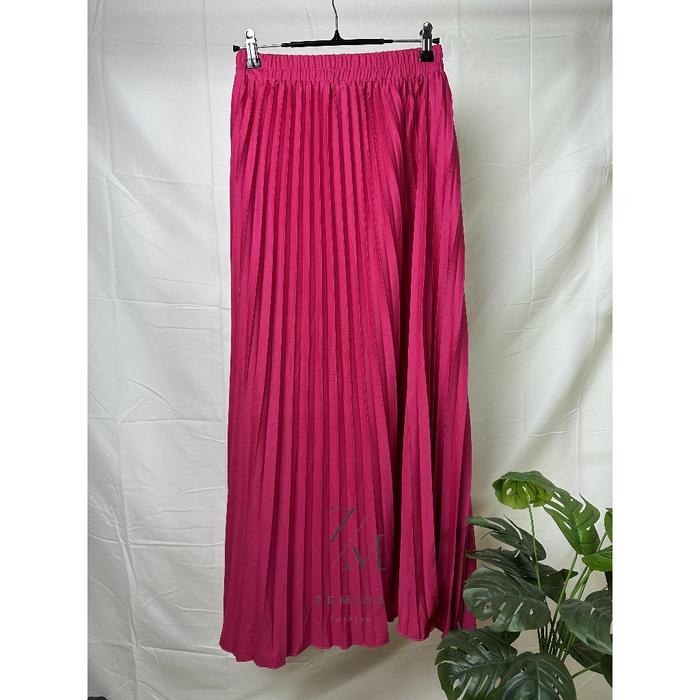 \\TERLARIS// ROK PLISKET HYGET SUPER PREMIUM SIZE M-XXL Pink Fanta