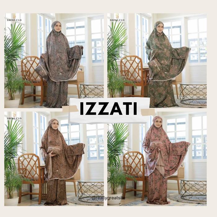 \\TERLARIS// Shine.Clo - Izzati Mukena Dewasa 2 in 1 Silky Premium /