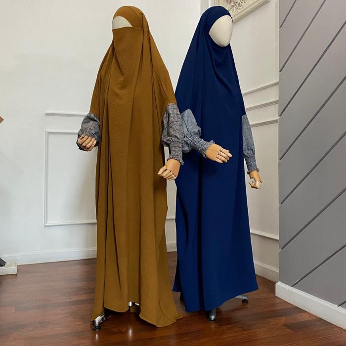 //BEST SELLER\\ HANIYA OVERHEAD ,OVERHEAD ABAYA DAN KHIMAR,SET SYARI,,