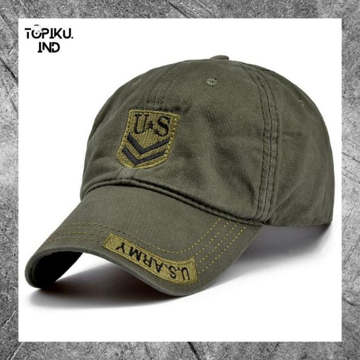 Ready Topi Us Army - Topi Outdoor Komando Army Topi Pria Topi Wanita