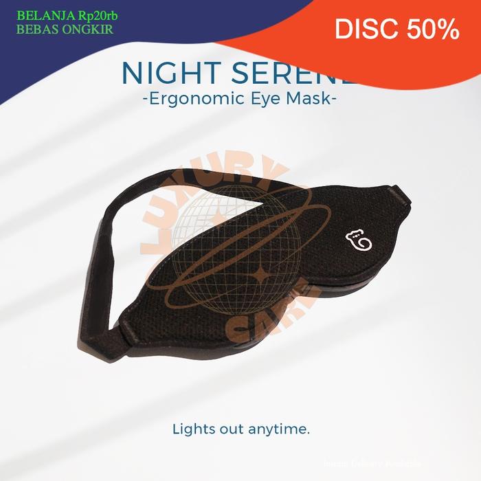 Penutup Mata Tidur Premium - Night Serene (Kwala Official)