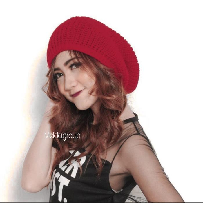 Ready Kupluk Rajut Besar Topi Kupluk Pria Wanita Knitted Outdoor