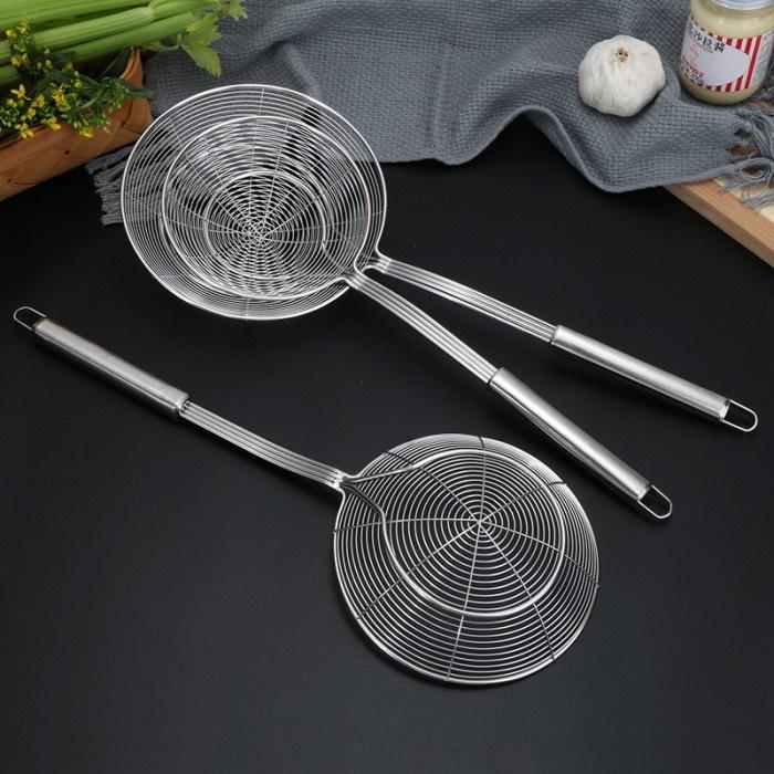 BAGUS BELI Spatula Goreng Tirisan Saringan Minyak Stainless Premium