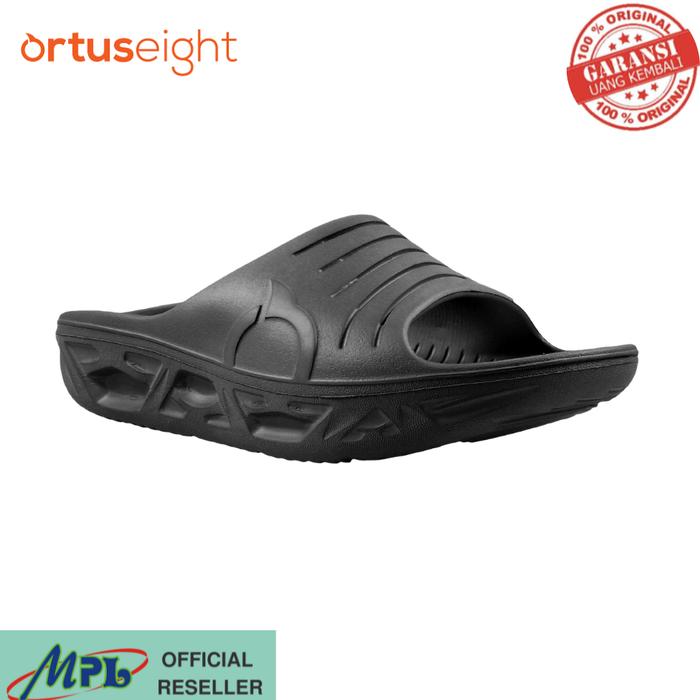 SANDAL ORTUSEIGHT ROVER SLIDES BLACK 12040021 / SENDAL ORTUSEIGHT