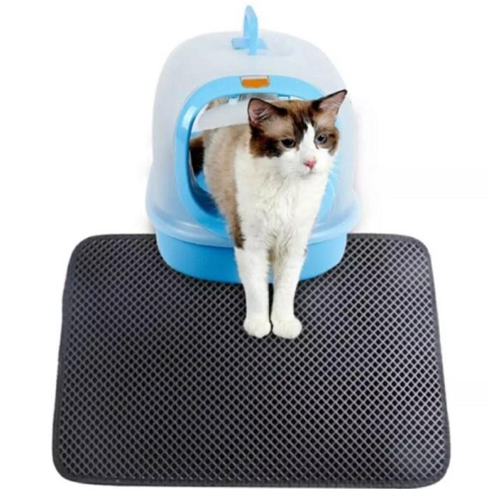 BAGUS BELI Cat Litter Mat Matras Penyaring Pasir Kucing Barang Unik