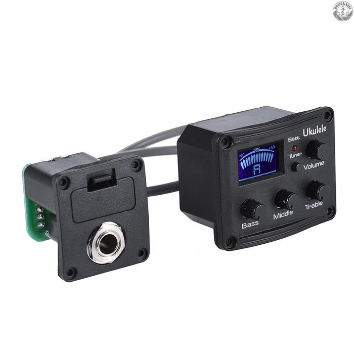 Diskon [In Stock] Ukulele Ukelele Uke Piezo Pickup Preamp 3-Band EQ