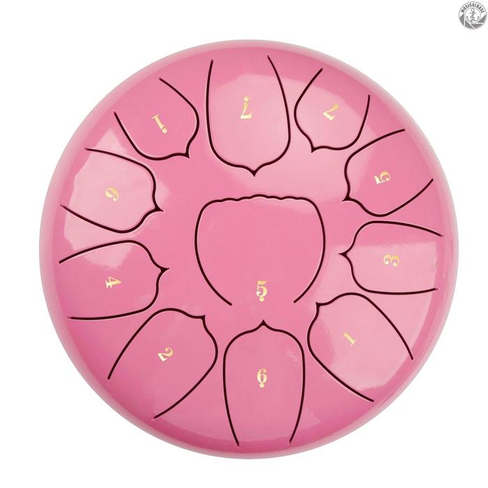 [In Stock] Drum Lidah Baja 6inci 11catatan Handpan Drum Dengan Drum
