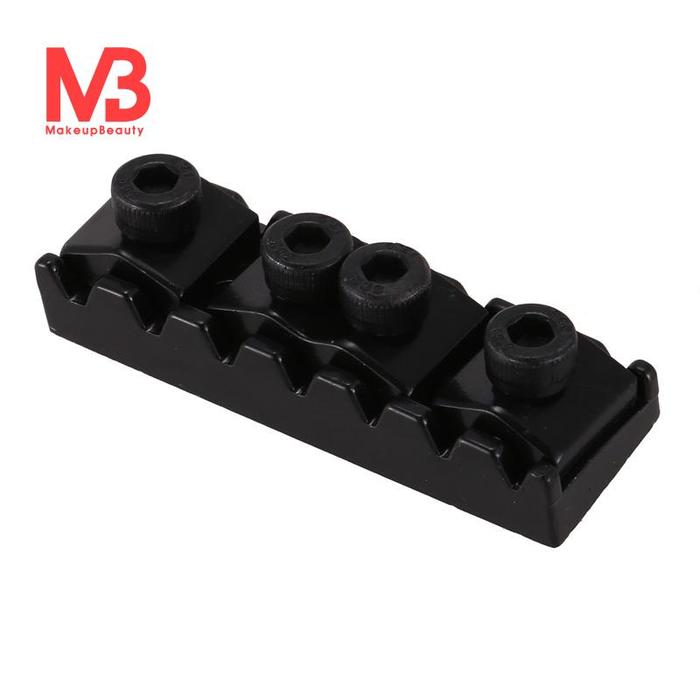 7 String Locking Nut Electric Guitar Nut Tremolo Bridge 48mm Black