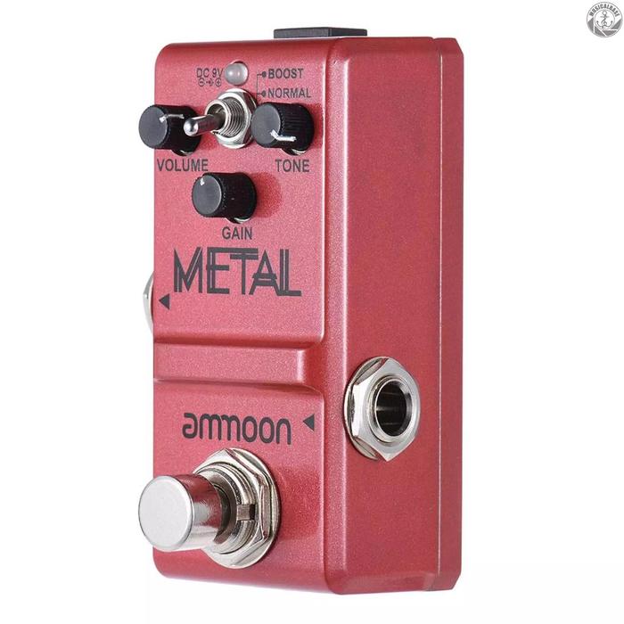 [In Stock] ammoon Nano Series Pedal Efek Gitar Distorsi Logam Berat
