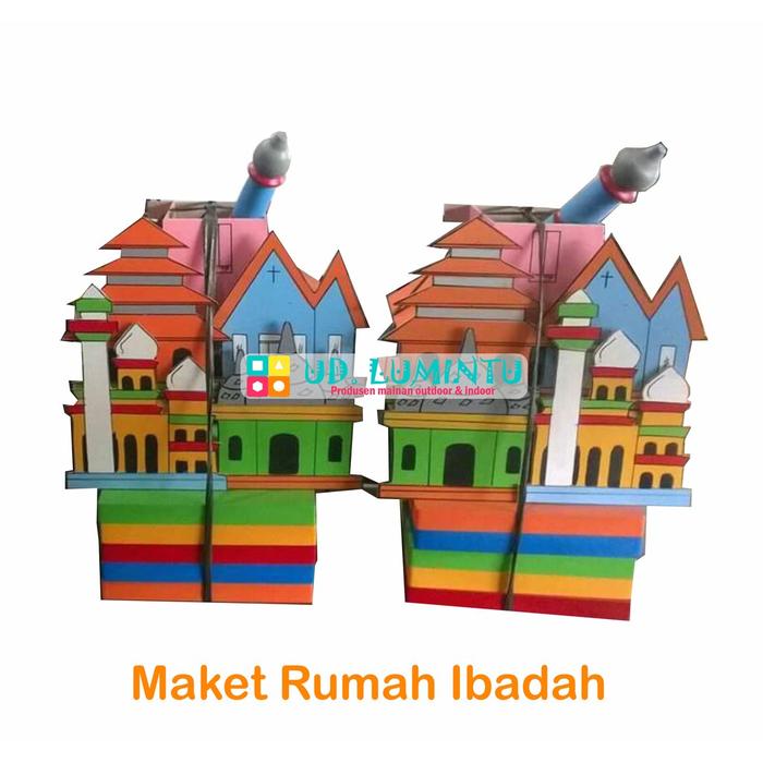 terlaris(RUDI) Maket Miniatur Rumah Ibadah berkwalitas