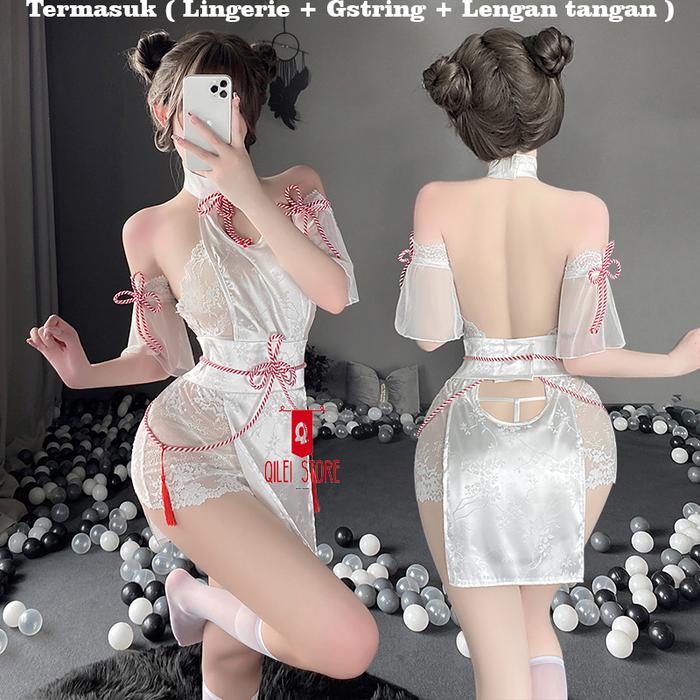 PRODUK TERBARU! Lingerie Sexy Cosplay Costume Cheongsam China Erotis