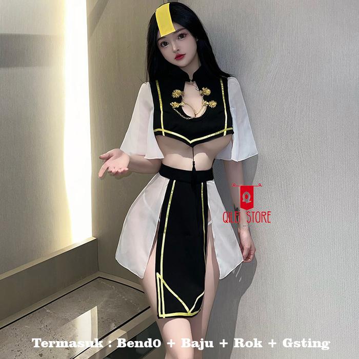 PRODUK TERBARU! Lingerie Sexy Hot Binal Cosplay Costume Vampire Hantu