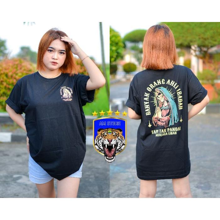 terlaris(RUDI) KAOS SATANIC BANYAK ORANG AHLI IBADAH berkwalitas