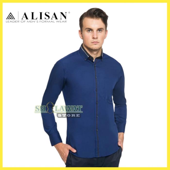 Kemeja Alisan Slim Fit / Kemeja Alisan Motif / Alisan Batik Putih