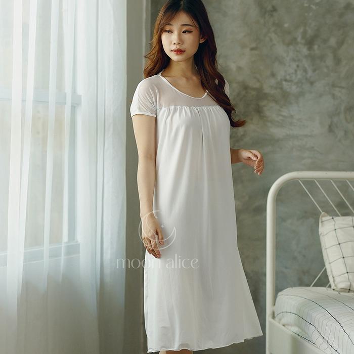 PRODUK TERBARU! Moon Alice Sexy Sleepwear Lingerie Dada Transparan