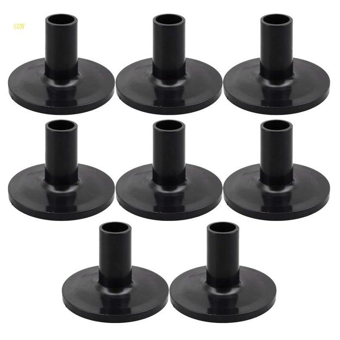 Diskon Sun 8pcs Sleeve Cymbal Drum Bahan Plastik Dengan Dasar Flens