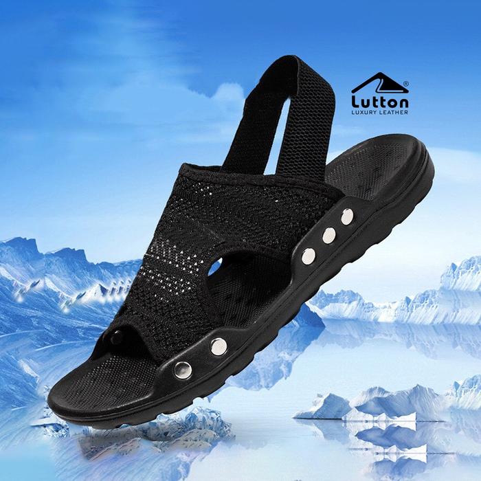 terlaris(RUDI) LUTTON - SANDAL SLOP RAJUT IBADAH UMROH & HAJI - SANDAL