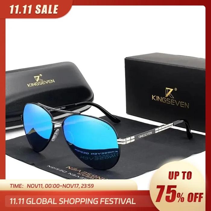 New Upgrade Aviation Men's Sunglasses Design Aviation Alloy Frame HD