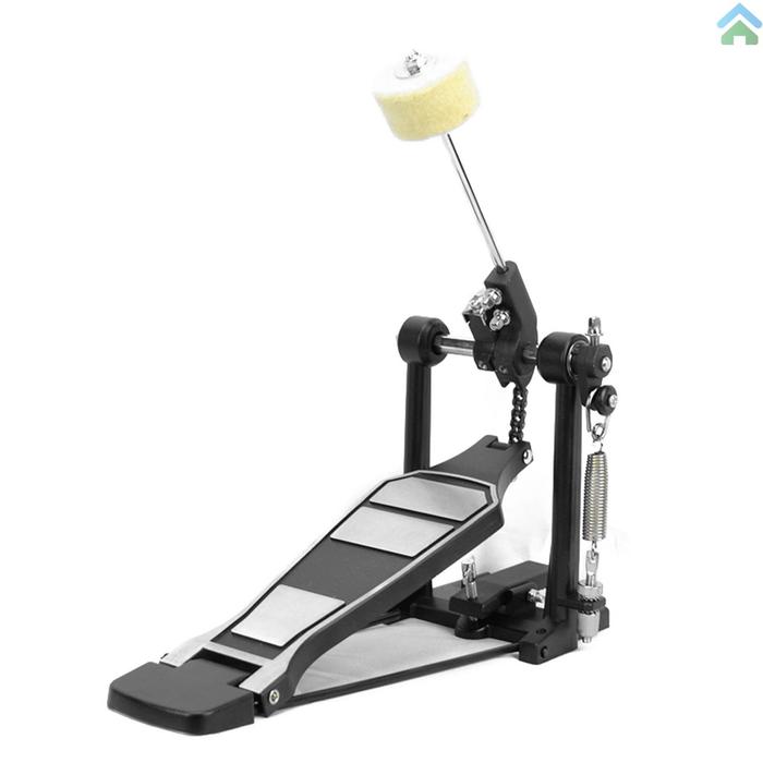 Pedal Drum Dengan Drum Wool Beater Aluminium Alloy Singles Drum Pedal