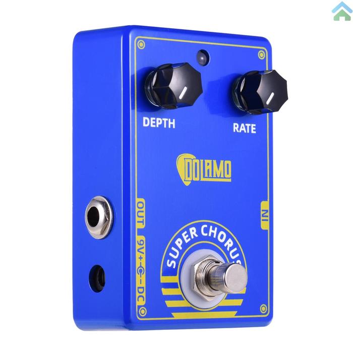 Dolamo D-3 Super Chorus Pedal Efek Gitar Chorus Pedal Dengan True