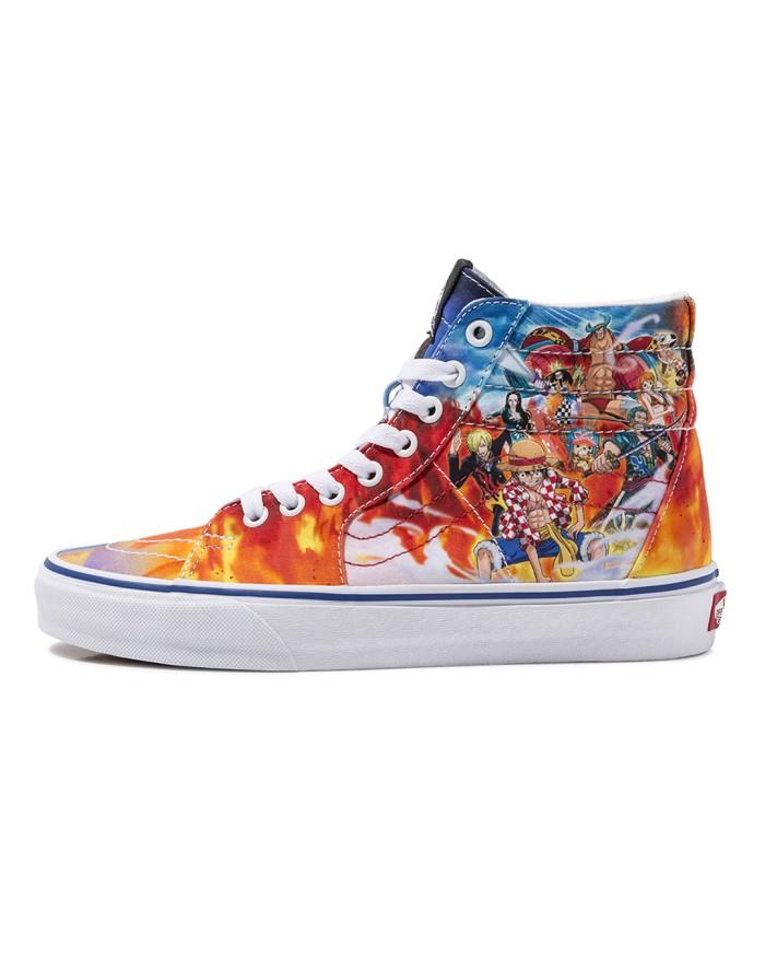 SEPATU VANS OFF THE WALL X ONE PIECE | SK8 HI ONE PIECE PUNK HAZARD