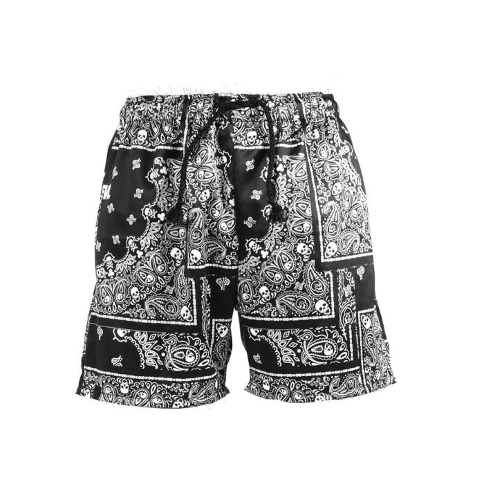 CELANA PENDEK PRIA BOARDSHORT EVIL ARMY | TINY SKULL C23 BLACK