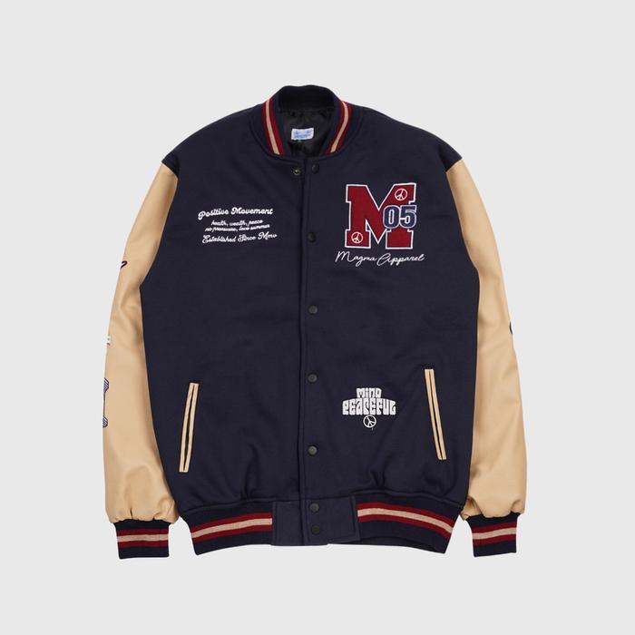 Jaket Varsity Wired 01 Navy Magma Apparel