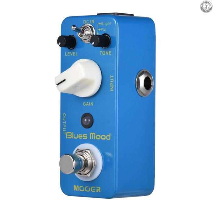 [In Stock] MOOER Blue Mood Blues Style Overdrive Pedal Efek Gitar
