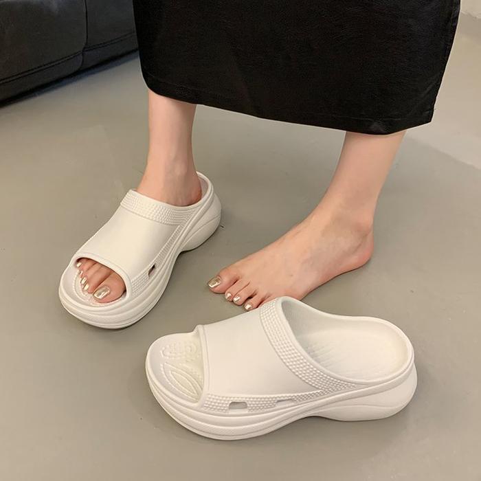 PROMO!! SANDAL SANDAL/SANDAL WANITA JELLY WEDGE SOL TEBAL SOL TEBAL