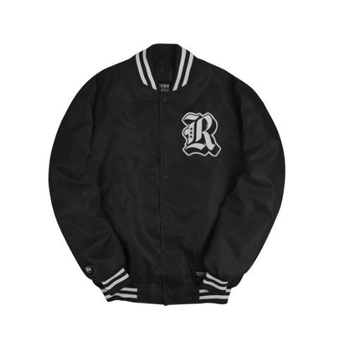 Rown Division Jaket Varsity Hitam - ROWNDVSN Detroit Black