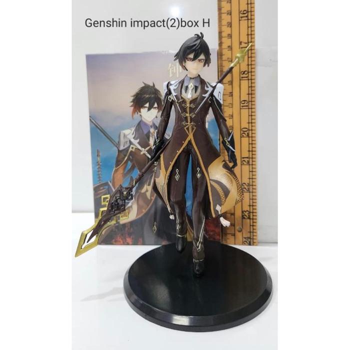 action figure genshin impact zhongli kode h
