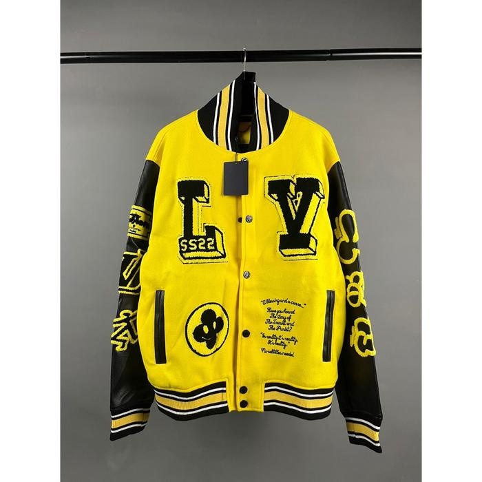 leather embroodered varsity import / varsity louis mirror / varsity