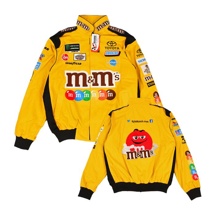 VARSITY NASCAR M&M JAKET VARSITY VINTAGE JAKET NASCAR