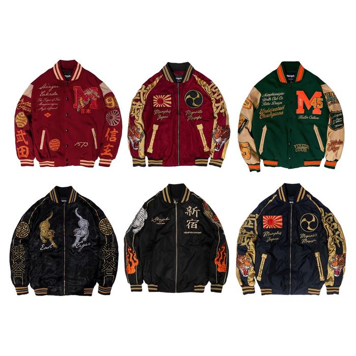 Memphis Origins Jaket Varsity Memphisorigins Sukajan Shinjuku Takeda