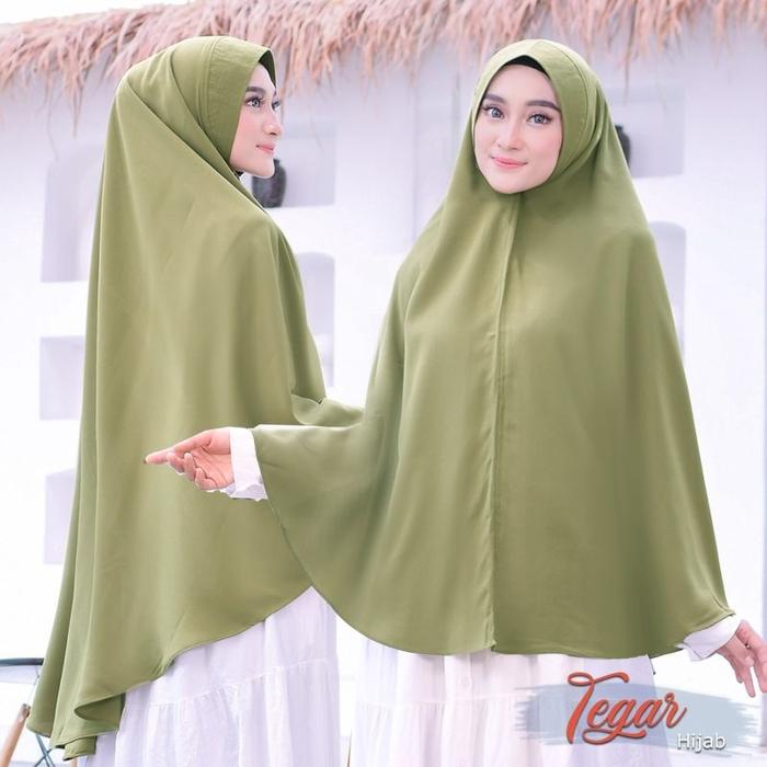 Diskon!! Hijab Khimar Wollycrepe By Tegar Hijab Collection Silahkan