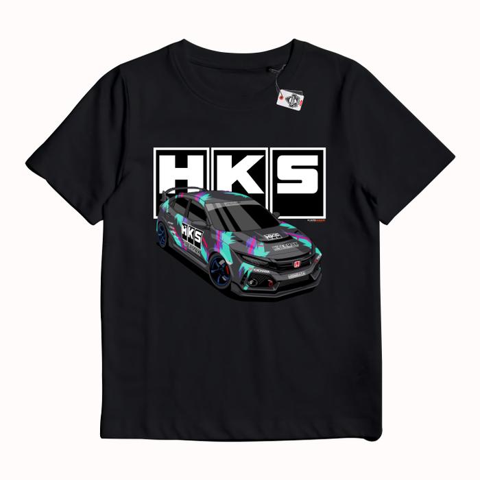 KARIMAKE Kaos Baju Anak HONDA CIVIC TYPE R 2018 HKS LIVERY HOTWHEELS