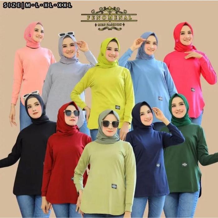 Diskon!! Kaos Hijab Wanita Style Muslim Style Muslim Dinary Silahkan