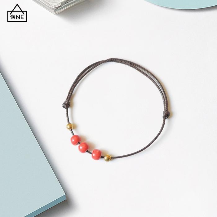 Produk COD Gelang Keramik Gelang Manik-manik Gelang Jadi Gelang Perak