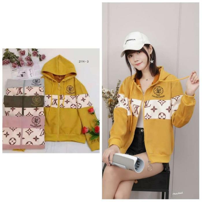 Jaket Import Suede Jaket Wanita Hodie Branded Ready